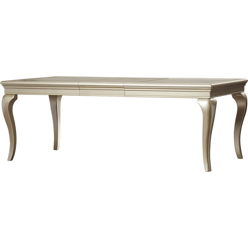 House of Hampton Routh Extendable Solid Wood Dining Table & Reviews